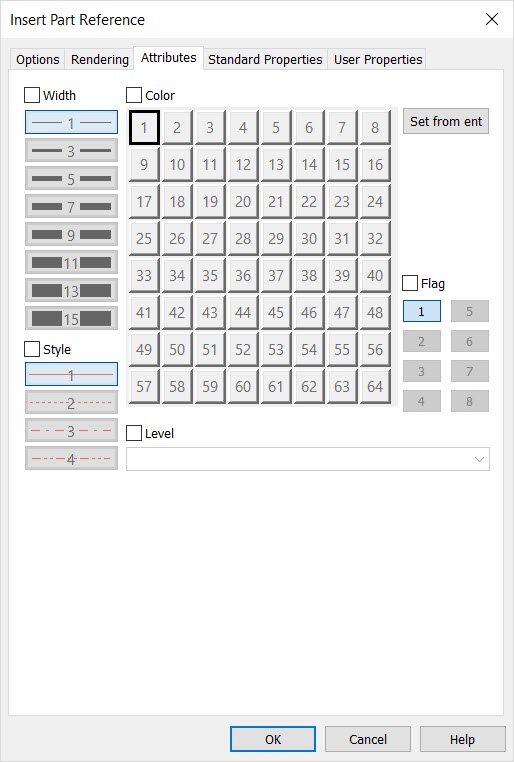 KeyCreator Drafting Assembly Attributes