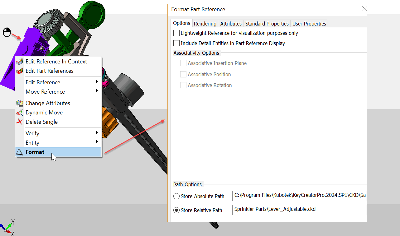 KeyCreator Pro Assembly Reference Format Example 3