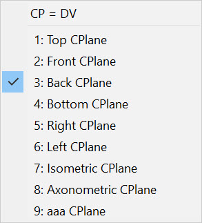 KeyCreator Drafting Context Menu Cplane