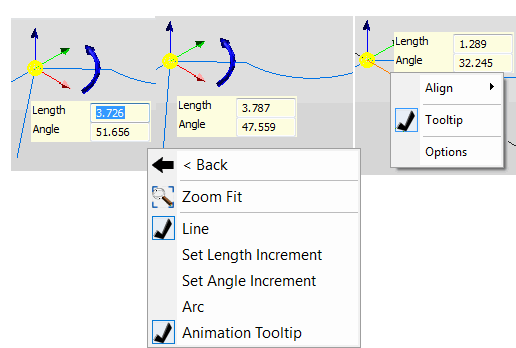 KeyCreator Sketch options