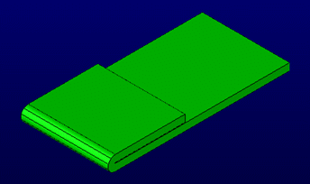 KeyCreator Sheet Metal Flange example