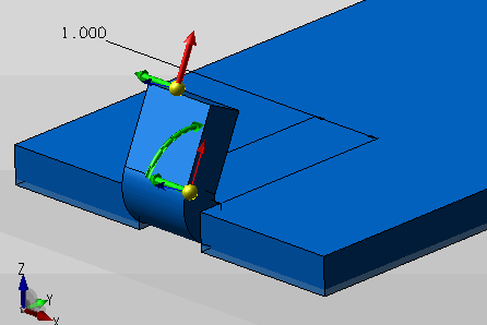 KeyCreator Sheet Metal Flange DynaHandle