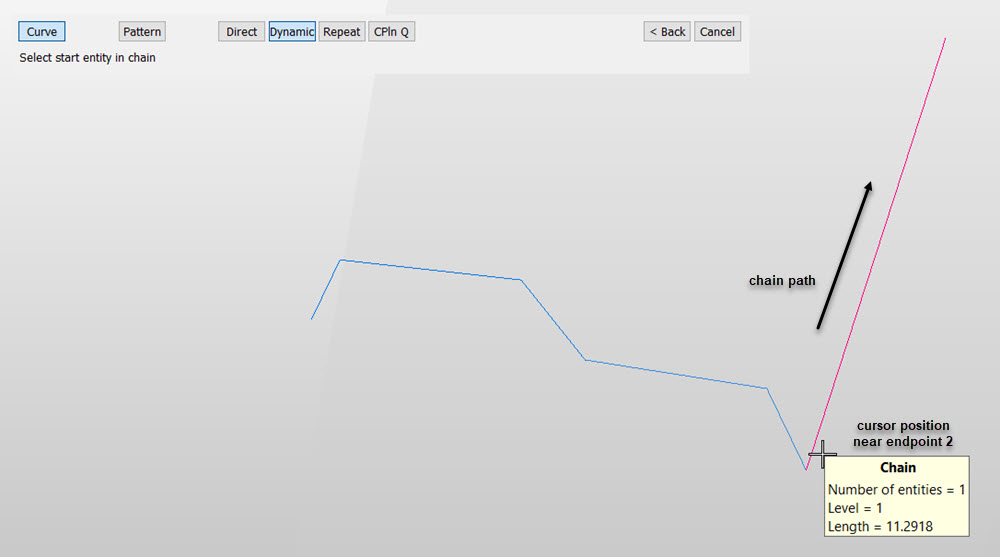 KeyCreator Drafting Chain Filter example 3