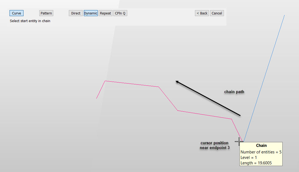 KeyCreator Drafting Chain Filter example 4