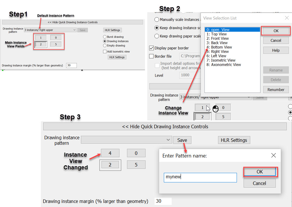 KeyCreator Layout Control Instance Pattern