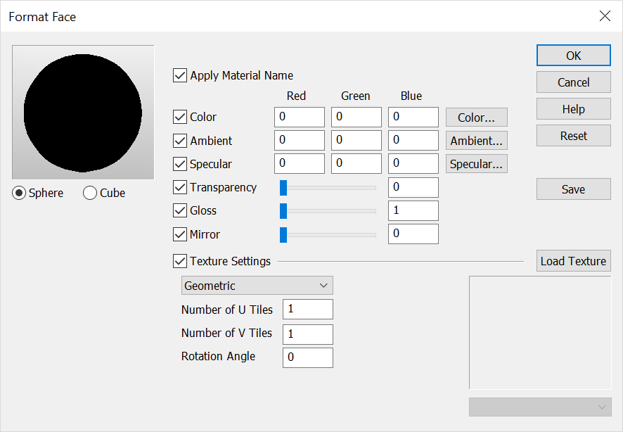 KeyCreator Prime Context Menu Format Face