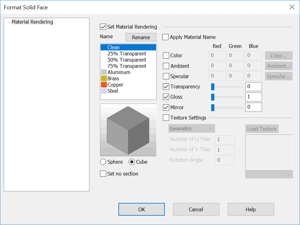 KeyCreator Pro Context Menu Format Face