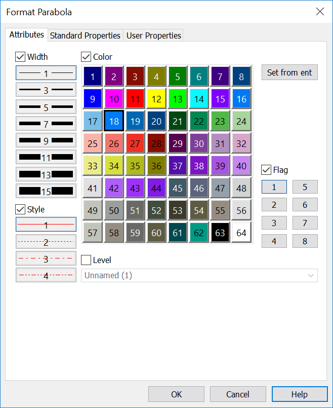 KeyCreator Pro Context Format Parabola Attributes Tab