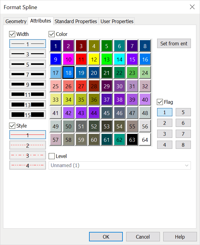 KeyCreator Pro Context Menu Format Spline Attributes