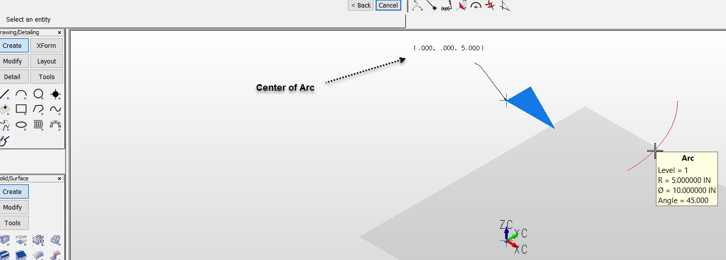 KeyCreator Pro Create Plane By Entities Example