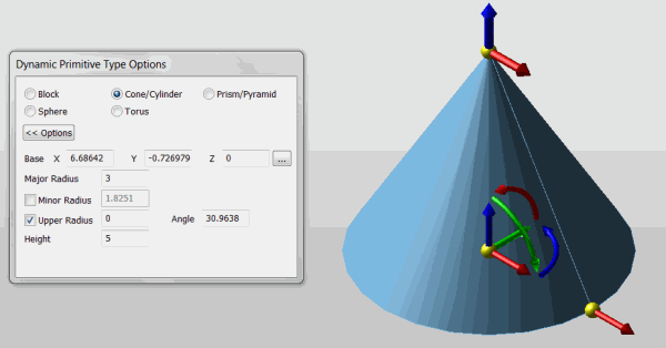 KeyCreator Solid Dynamic Cone 2