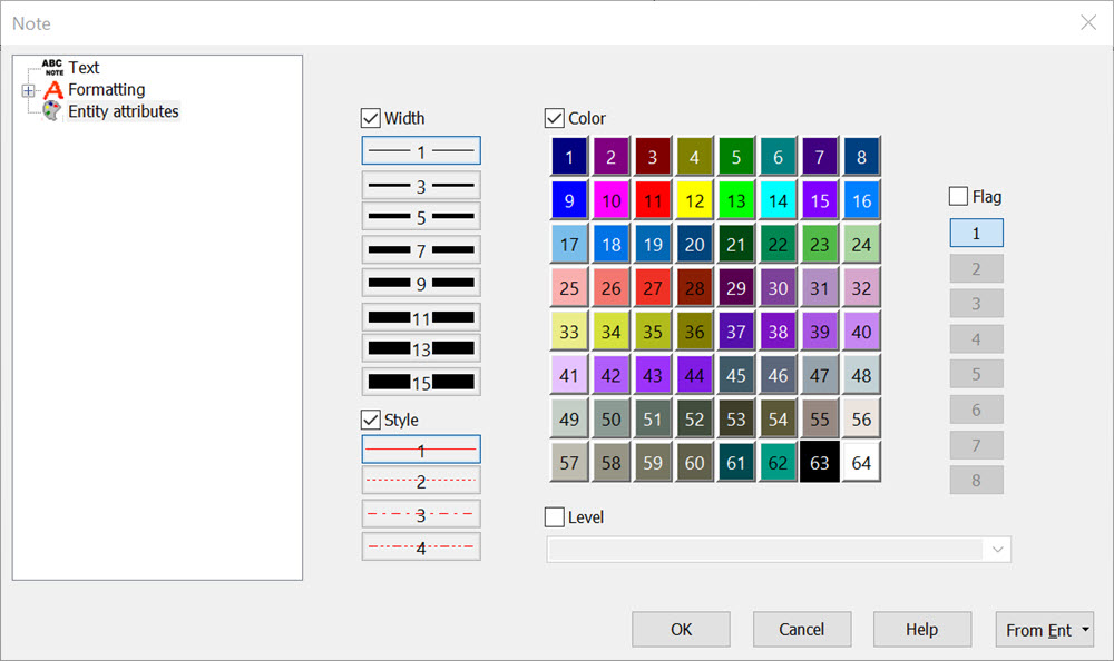 KeyCreator Detail Notes Attributes Pane