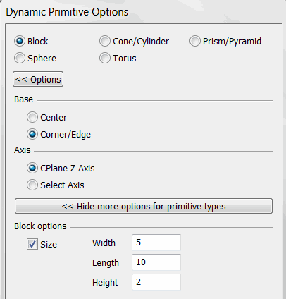 KeyCreator Solid dynamic Block 1