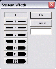 KeyCreator System Line Width