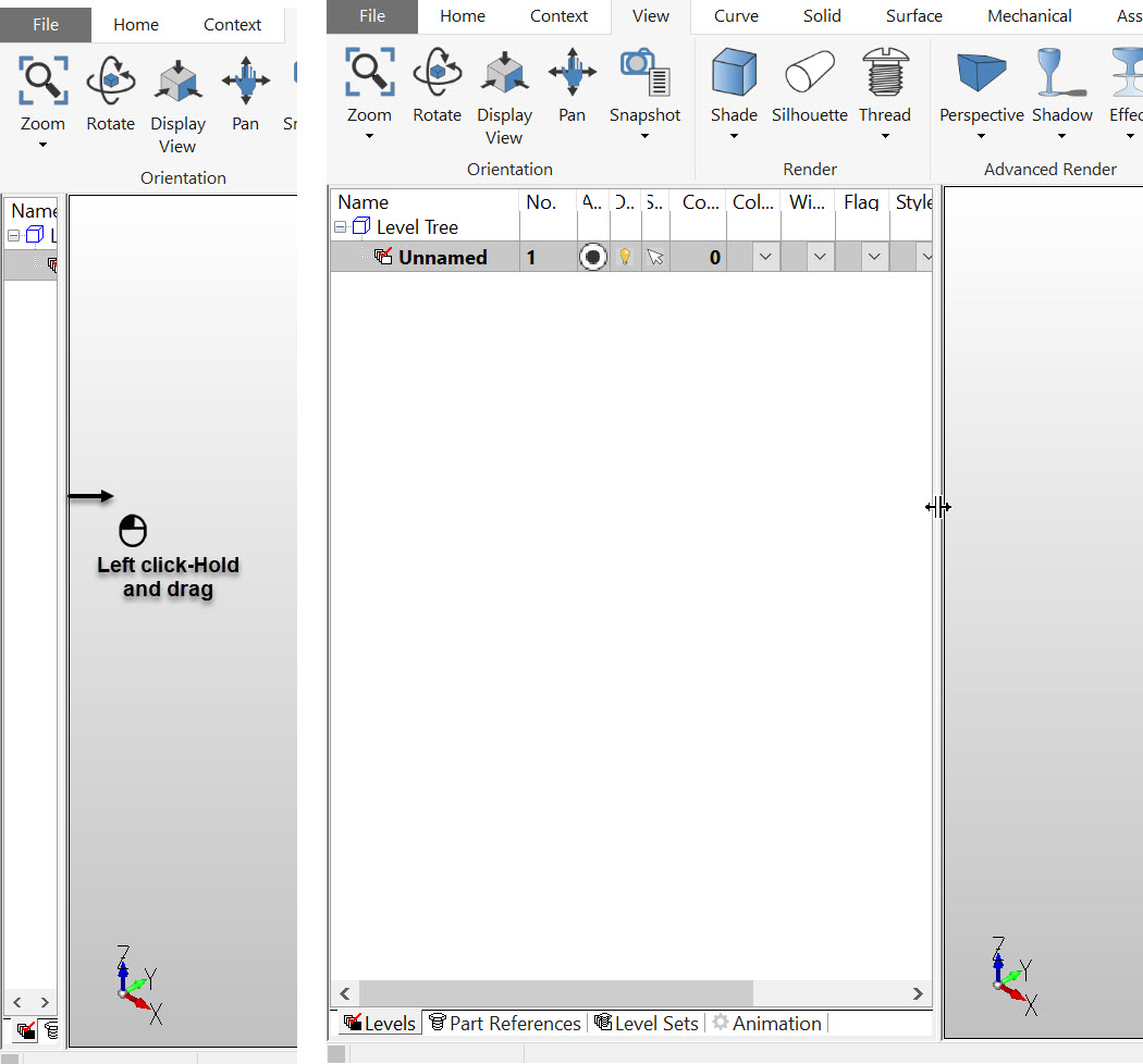 KeyCreator Drafting General Interface Part Splitter