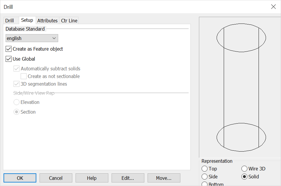 KeyCreator Tools Feature Setup Dialog