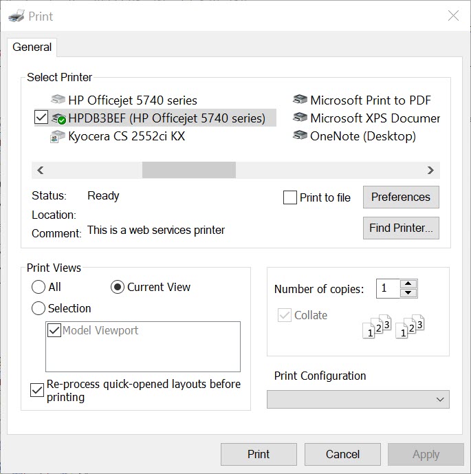 KeyCreator File Batch Print Dialog