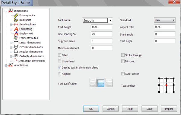 KeyCreator Detail Style Editor Formating