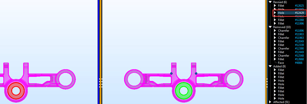 KCompare Revision Highlight Hover Results Tree