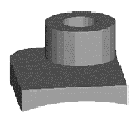 KeyCreator Modify Solid Trim example 2