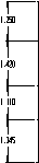 KeyCreator Linear Dimension Vertical Chain example