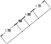 KeyCreator Linear Dimension Chain Parallel example