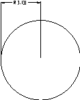 KeyCreator Detail Radial Dimension 2 Positions example