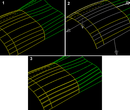 KeyCreator Modify Surface Match Nurbs example