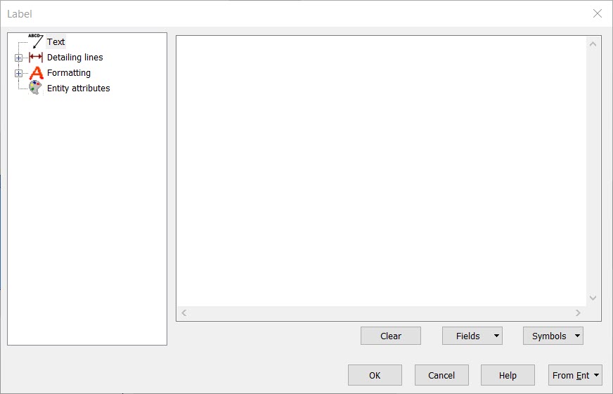 KeyCreator Prime Detail Label options