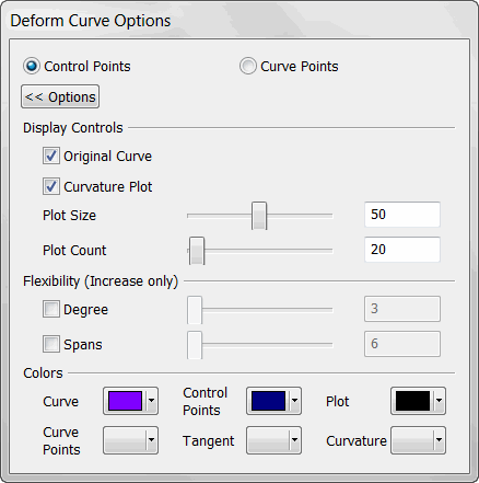 KeyCreator Modify Deform dialog