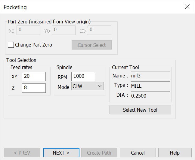 KeyCreator Tools Machinist 2D Pocket