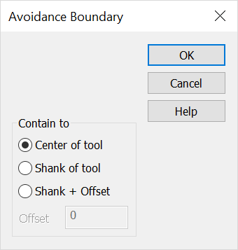 KeyCreator Tools Machinist Path Avoidance Boundary