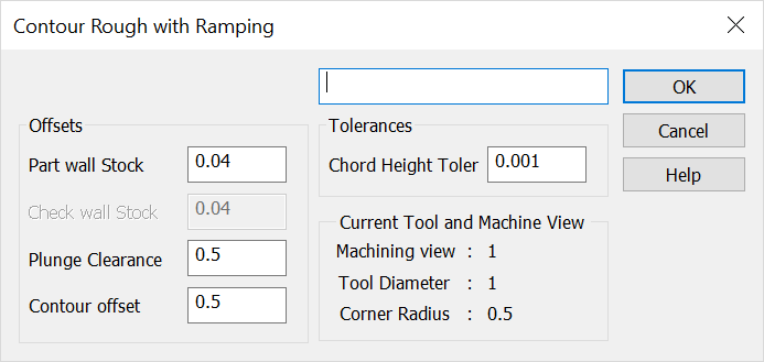 KeyCreator Tools Machinist Roughing Contour