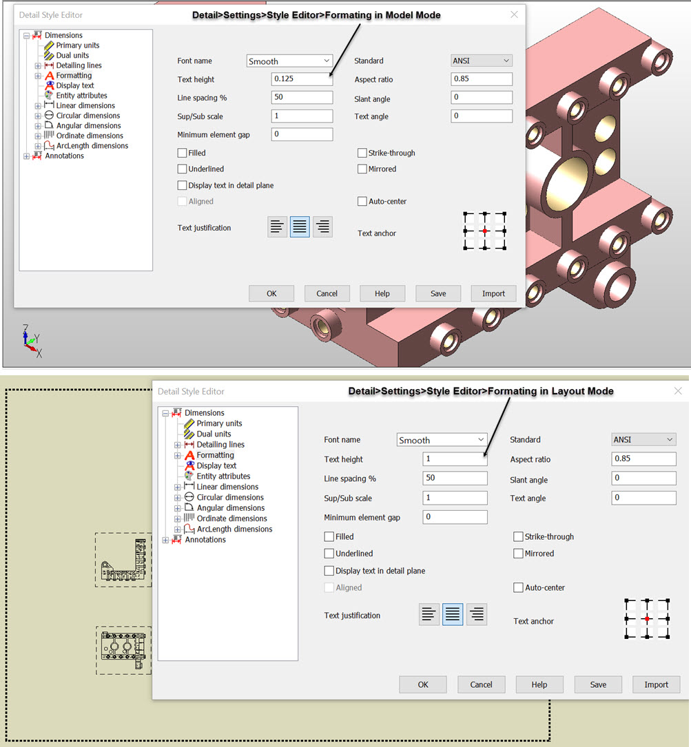 KeyCreator Layout Overview Text Height