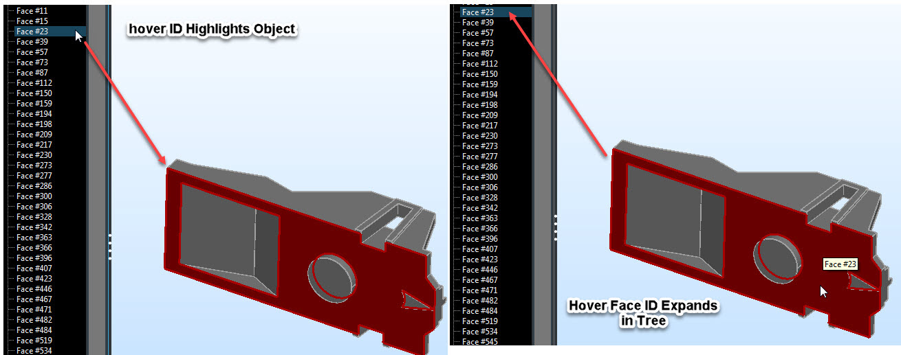 KCompare Revision Part Tree Item Hover Highlight