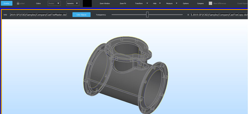 KCompare Revision Toolbar Overlay Mode
