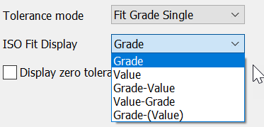 KeyCreator Drafting Style Editor Primary Units Fit Grade Single Options