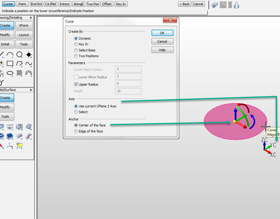 KeyCreator Cone Dynamic