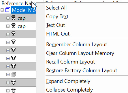 KeyCreator Prime Assembly Right click root level