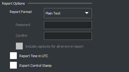 Kubotek Kosmos Compare Application Report Options