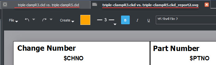 KCompare Revision Report Open