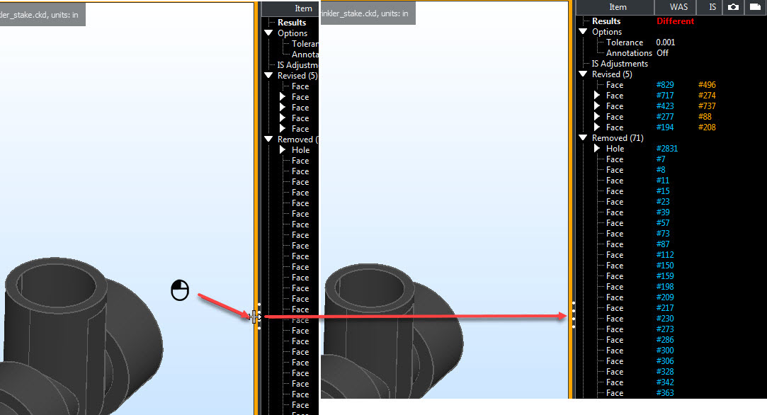 KCompare Revision Opening Results Tree