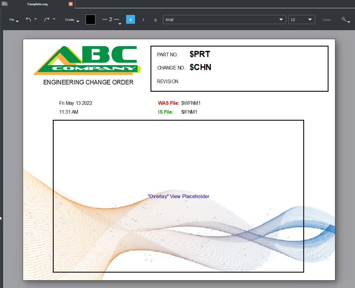 KCompare Revision Interface Template Sample 2