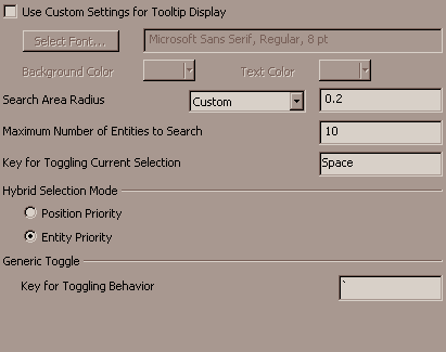 KeyCreator Tools Position Selection