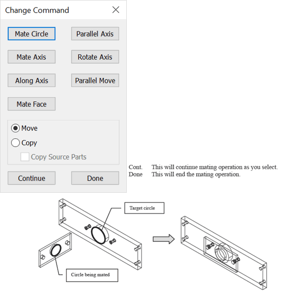 KeyCreator Transform Matting Arc Change Command Dialog