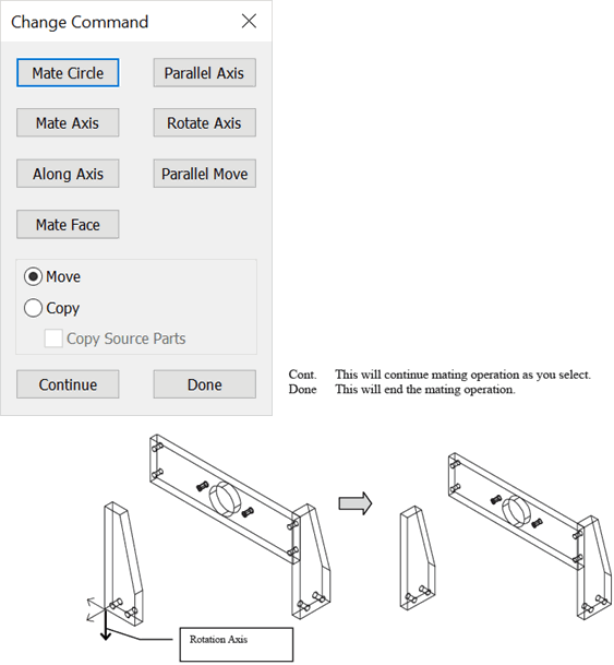 KeyCreator Transform Axial Rotation Command Change