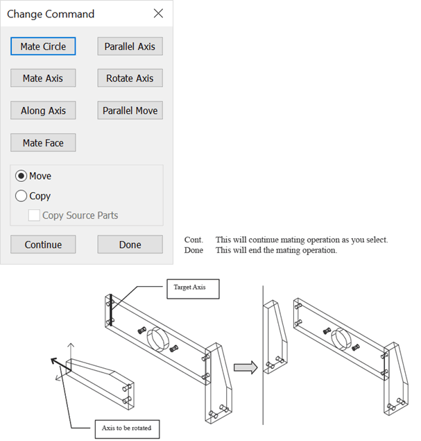KeyCreator Transform Axial Translat Rotate Command Change