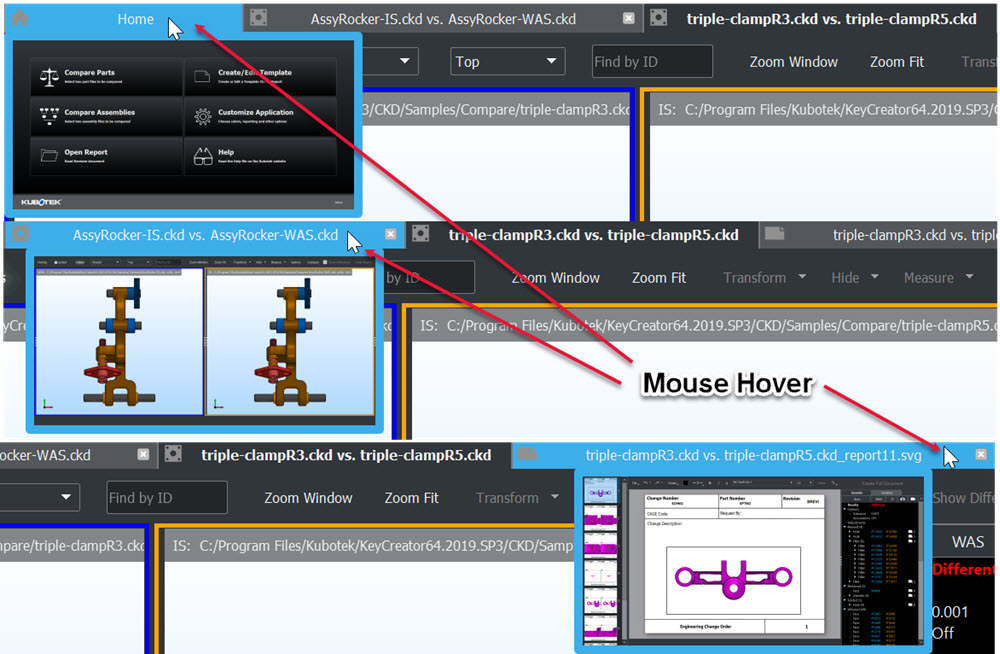 KCompare Revision Preview Tab Content