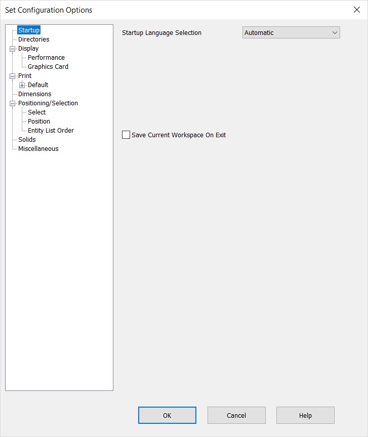 KeyCreator Viewer Application Options Startup