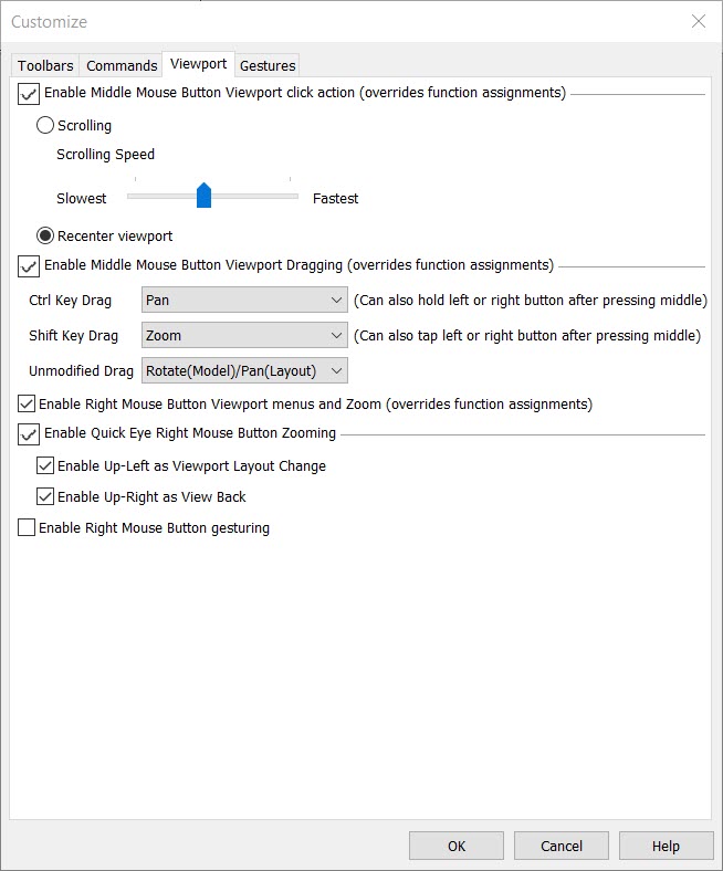 KeyCreator Pro Customize Viewport